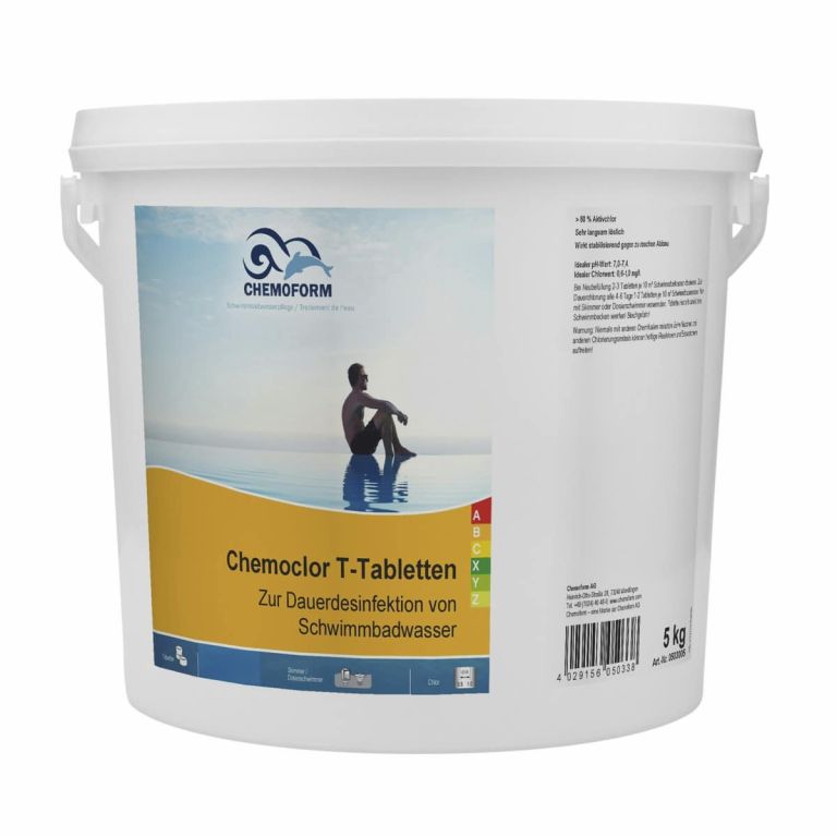 Кемохлор-Т-таблетки (20 г), 5 кг, Chemoform (503005)