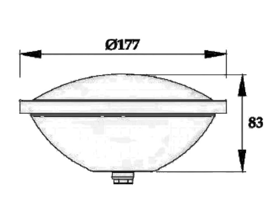 Лампа светодиодная Pool King P708 35 Вт 12 В белый PAR56 (P708P35W2SS)