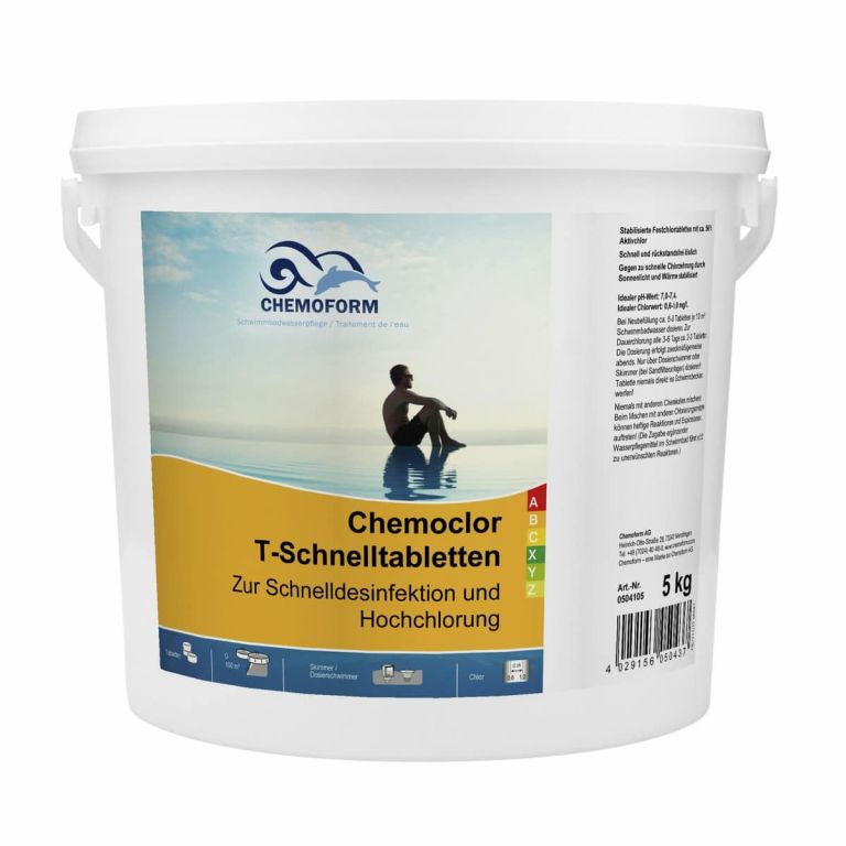Кемохлор-Т-быстрорастворимые таблетки (20 г), 10 кг, Chemoform (504110)
